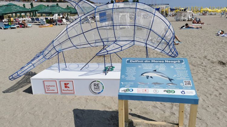 România are prima infrastructură de colectare sub formă de animale marine gigant pe plajele de la Marea Neagră