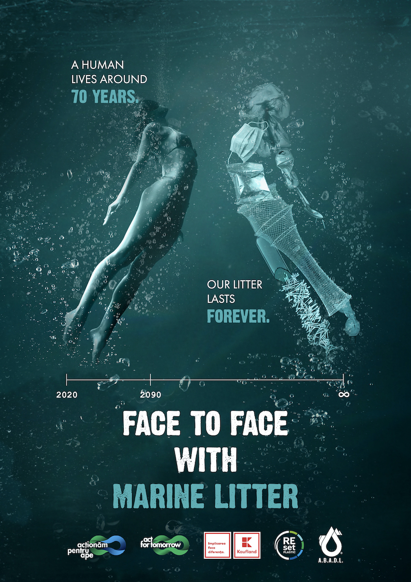 Romania: face to face with marine litter: A visually striking campaign and the first waste disposal infrastructure in the form of gigantic marine animals on the Black Sea coast.